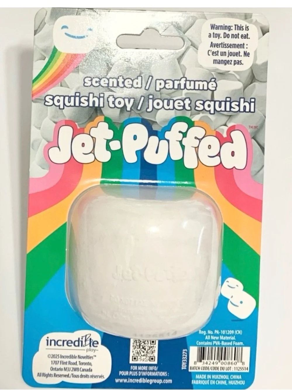 Incredible Novelties jet puffed